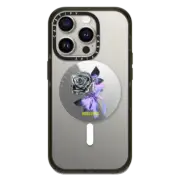 Snappy Grip Stand Mirror Snappy™ Grip Stand MagSafe Compatible Chrome Rose Pattern