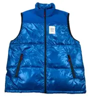 Topo Designs Big Puffer Vest Blue Full Zip Men's XL Brand New (Corp Logo)