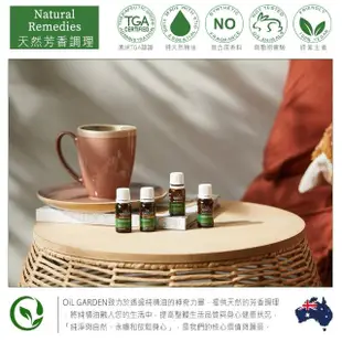 即期品【OiL GARDEN】澳悠園TGA認證100%單方純精油25ml(佛手柑/玫瑰天竺葵-效期2025/05)