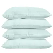 Bambury Plain Dyed Sea Foam Standard Pillowcase 4 Pack