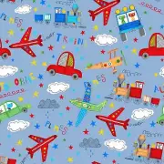 Handmade Blanket, Burp Rag/ Security Blanket, and Bib Planes, Trains & Automobil