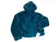 UGG Australia Women's Mandy Faux Fur Hoodie Jacket in Rio Size M