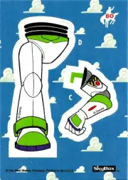 TOY STORY SERIES 1, 1995 SKYBOX PIXAR, CONSTRUCTION CARD # 80, BUZZ LIGHTYEAR