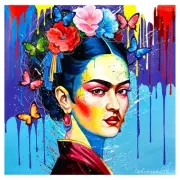 Alexander Ishchenko "Frida" Original Acrylic Painting on Canvas Hand Signed