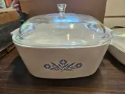 NEW Corning Ware Blue Cornflower P-84-B Casserole 4 Quart