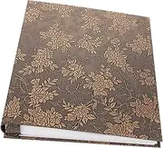 BIUDECO Vintage Photo Album Leather Photo Book for Family Clear Inserts Classy Pu Leather Cover