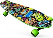 [Cockatoo] PVC Skateboard | Penny Skateboard| Casterboard| Anti-Skid Board with 608Z Bearings |(22 x 6 Inch)