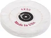 Angoily Polishing Wheel for Bench Grinder Jewelry Polishing Cloth Silver Jewellery Cleaner Soft Buffing Wheel Round Abrasive Tool