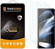 Supershieldz (3 Pack) Designed for Samsung Galaxy Z Fold 5 5G (Front Screen Only) [Case Friendly] Tempered Glass Screen Protector, Anti Scratch, Bubble Free