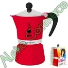 *1-Kettle* Bialetti Rainbow Espresso Maker 4.3 Oz 3 Cups Aluminum 0004962/NP