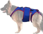 Dog Back Brace - Support and Rehabilitation Harness for Dogs, Adjustable Back Protection, D-Ring and Reflective Strips, Relief Bandage for Small and Large Dogs, Spinal Support