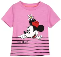 在飛比找樂天市場購物網優惠-Disney 迪士尼 童裝 T恤 女童 短袖 短T-Shir