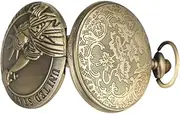 [LIFKOME] Statue of Liberty Pocket Watch Quartz Pocket Watch Old Pocket Watches Quartz Movement Pocket Watch Vintage Pocket Watches Retro Pocket Watches Hanging Watch Alloy Material
