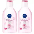 2X400ML Nivea Rosy White Hokkaido Rose Micellar Water Remove Makeup Cleanser