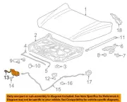 GM OEM 17-18 Acadia Hood Hood Components-Lock 84070074