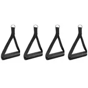 Resistance Exercise Band Handle, Rubber Round Spots Handle Grips 4 Pcs