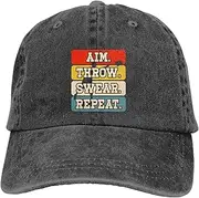 [OTIQTI ART] Cornhole Cornhole Baseball Cap Golf Dad Hat Adjustable Original Classic Low Profile Cotton Hat Men Women