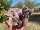 Shangaan (Chibuku) Smoky Amethyst Chiredzi Crystal cluster 2.65lbs 5.61"