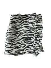NEW Barbie Doll Fashions Zebra Print Vinyl Type Ruffle Skirt Clothes