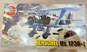 Vintage A02051 Airfix WW1 Model Plane Kit Henschel Hs 123A-1 ​Scale 1:72