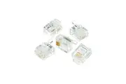 Cabac RJ11 4 Pin Round Solid Connector 10 Pack | 0644RSL-X