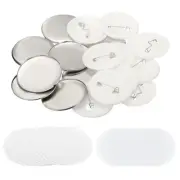 1.95" Blank Button Making ,25Pcs Round Badge Parts for Button Maker Machine