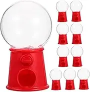 10pcs Mini Gumball Machines Toys Candy Dispenser Vending Machine for Boys and Girls