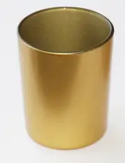 GGP 40 Bulk Pack Matt Gold Glass Votive Candle Holders Table Centreoieces Xmas Wedding Anniversary Event Recption Party Function Or Home Decor