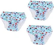 SAFIGLE 3pcs Infant Swim Diaper Toddler Swimming Nappy Reusable Swim Nappy Washable Leakproof Comfortable for Boys and Girls