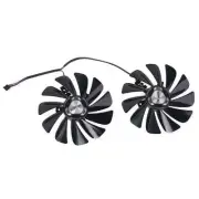 Pair Fans Cooler Fan For XFX RX 5600 5700 XT RAW II FDC10U12S9-C 95mm