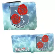 Attack on Titan Bi-Fold Wallet - GARRISON EMBLEM New (Chuton Heidan AoT)