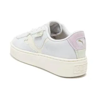 【PUMA】休閒鞋 女鞋 運動鞋 麂皮 Suede Platform Cutout Wns 灰粉 39723303