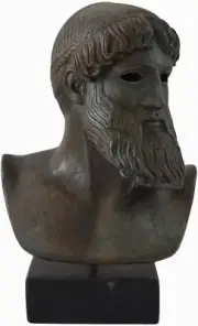 Zeus King of the Olympians Gods sculpture - Ruler of Sky and Thunder - Olympus