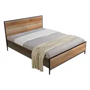 Mascot Bedframe Queen Size Oak