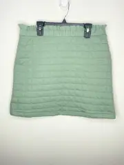 Wonder Nation Quilted Skirt Girls Size XL 14-16 Pull On Sage Green Elastic Waist