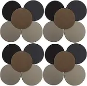 30Pcs Round Water Sanding Pads Wet Dry Abrasive Paper Assortment for Furniture Polishing Includes Grits for Versatile Use