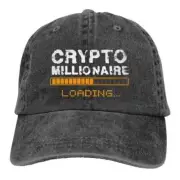Crypto Millionaire Loading Funny Cryptocurrency Ethereum Baseball Cap Dad Hats