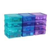 Small Plastic Storage Containers Clear Arts & Crafts Storage Boxes & Organize...
