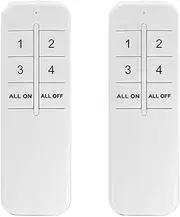 QIACHIP Transmitter eWeLink Remote for QIACHIP eWeLink Smart Switch Light Socket Outlet Switches Supports Full On Full Off - 2 Packs