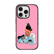 iPhone 16 Pro Impact Case Coffee & Pets