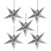 5 PCS Paper Star Light Decorations Living Room Decorative Lighting