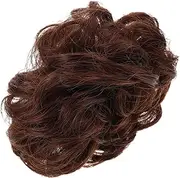 TOGEVAL Ball Hair Ring Wig Wigs Ponytail Holder Hair Bun Accessories for Women Fake Hair Buns Hair Buns Rope Extension Scrunchie Ponytail Hair Extensions Light Brown High Temperature Wire