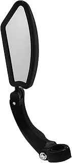 KICHOUSE Bicycle Mirror Rear View Mirror Cycle Mirrors Cycling Mirror Safety Mirrors Mirror for Bike Handlebar Mirrors Tricycle Mirror Bike Mirror Bar End Mirrors Bicycle PC Black