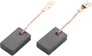 HALLMERS 2pcs 5mm x 10mm x 16mm Carbon Motor Brush - For Bosch 125 14-150 Angle Grinder - With Copper Wire Electrical Spare Part Electric Brushes Set Replacement Electronic Power Drill Rotary Tool