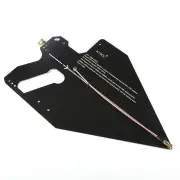 HT8 Logarithmic Periodic Antenna 0.6-10GHz Direction Finding Antenna for Spectrum Analyzer Signal Analysis Positioning E