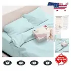 Luxury 100% Egyptian Cotton Sheets Set - 800 Thread Count Full Size, Sea Foam