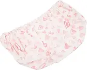 ANDRESLAD Sheet Heart Printed Crib Sheet Breathable Crib Mattress Elastic Fitted Bedding for Nursery for All Seasons and Easy to Change
