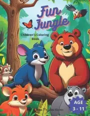 Fun Jungle: Children's Coloring Book by Lima Productions Paperback Book