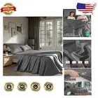 Luxurious 1200 Thread Count King Size Sheet Set - 4-Piece, Deep Pocket Grey
