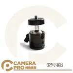 ◎相機專家◎ CAMERAPRO Q29 小雲台 迷你球型 適用小型單眼相機 單腳架 章魚腳架 燈架 承重0.07KG【APP下單點數4倍送】